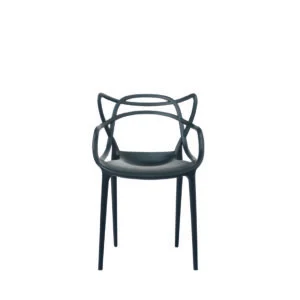 SILLA AUXILIAR GENESIS PLASTICO NEGRO