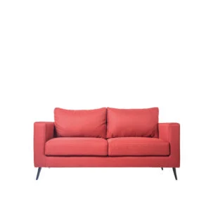 SOFA 2 PTOS DUKE 157*89*85 CM TELA ROJO