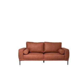 SOFA 3 PTOS VIENA 195*86*85 CM TELA TERRACOTA